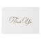 JAM Paper Thank You Card Set with Gold Script, 25ct.